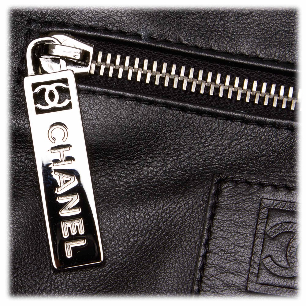 Chanel Vintage - Fur Tote Bag - Black - Fur Handbag - Luxury High