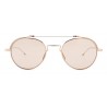 Thom Browne - White Gold and Silver Sunglasses - Thom Browne Eyewear