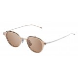 Thom Browne - White Gold and Silver Sunglasses - Thom Browne Eyewear