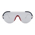 Thom Browne - Navy, White, Red & Silver Sunglasses - Thom Browne Eyewear