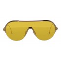 Thom Browne - White Gold, Red, Amber Sunglasses - Thom Browne Eyewear