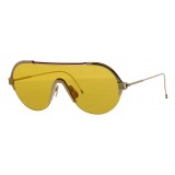 Thom Browne - White Gold, Red, Amber Sunglasses - Thom Browne Eyewear