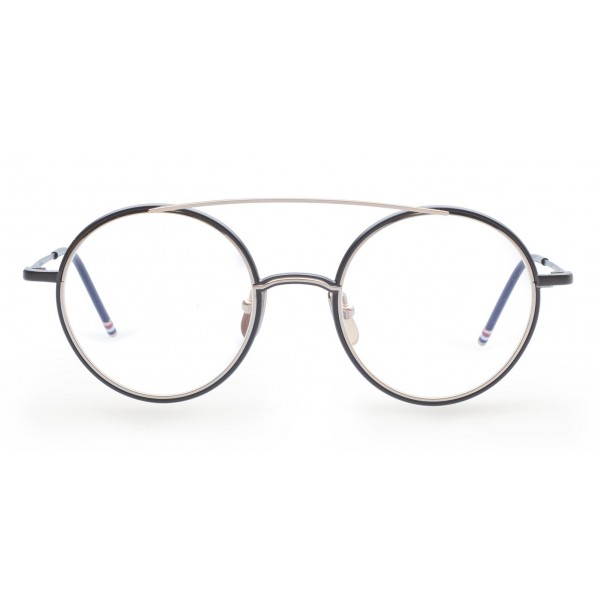 Thom Browne - Black Iron & 18K Gold Optical Glasses - Thom Browne Eyewear