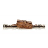 Céline Vintage - Leather Belt Bag - Marrone - Borsa in Pelle - Alta Qualità Luxury
