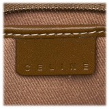Céline Vintage - Macadam Canvas Baguette Bag - Marrone Beige - Borsa in Pelle e Tessuto - Alta Qualità Luxury