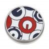 Hermès Vintage - Liverpool Brooch - Bianca Multi - Spilla in Seta e Metallo - Alta Qualità Luxury