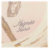 Hermès Vintage - A Propos De Bottes Silk Scarf - Brown Beige - Silk Foulard - Luxury High Quality