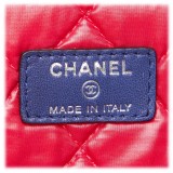 Chanel Vintage - Matelasse Laptop Bag - Blu Navy - Borsa in Tessuto - Alta Qualità Luxury