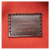 Louis Vuitton Vintage - Damier Ebene Olav PM Bag - Marrone - Borsa in Pelle e Tela Damier - Alta Qualità Luxury