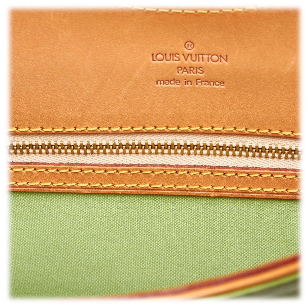 Louis Vuitton Lime Green Monogram Mini Lin Sac Kathleen Bag - Yoogi's Closet