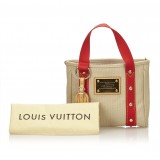 Louis Vuitton Vintage - Antigua Cabas PM Bag - Marrone Beige - Borsa in Pelle e Tela - Alta Qualità Luxury