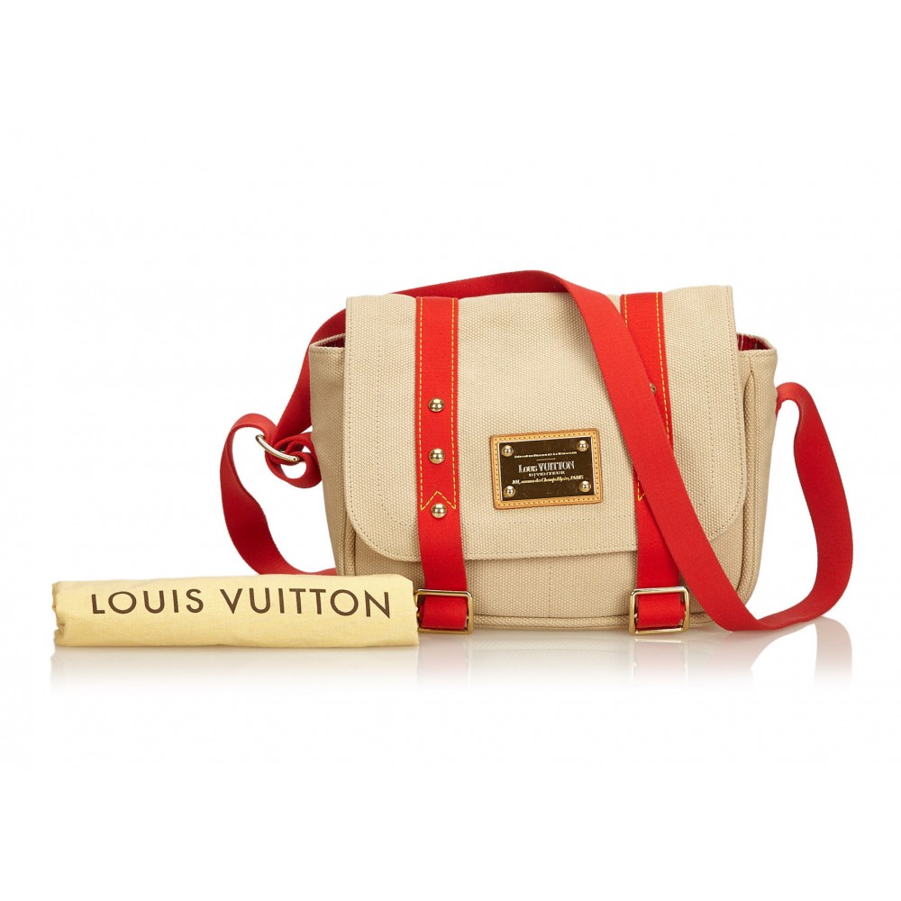Louis Vuitton, Bags, Louis Vuitton Canvas Antigua Besace Messenger Bag