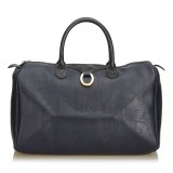 Dior Vintage - Oblique Duffle Bag - Nero - Borsa in Pelle - Alta Qualità Luxury