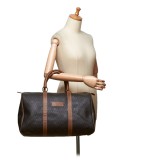 Dior Vintage - Honeycomb Leather Travel Bag - Black Brown - Leather Handbag - Luxury High Quality