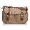 Dior Vintage - Oblique Shoulder Bag - Brown Beige - Leather Handbag - Luxury High Quality