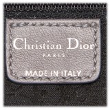 Dior Vintage - Leather Handbag Bag - Grigia - Borsa in Pelle - Alta Qualità Luxury