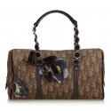 Dior Vintage - Oblique Romantique Handbag Bag - Brown - Leather Handbag - Luxury High Quality