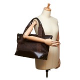 Dior Vintage - Oblique Shoulder Bag - Marrone - Borsa in Pelle e Tessuto - Alta Qualità Luxury