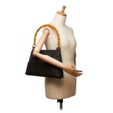 Dior Vintage - Nylon Malice Pearl Shoulder Bag - Nero - Borsa in Pelle e Tessuto - Alta Qualità Luxury