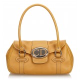 Dior Vintage - Leather Handbag Bag - Marrone - Borsa in Pelle - Alta Qualità Luxury