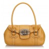 Dior Vintage - Leather Handbag Bag - Brown - Leather Handbag - Luxury High Quality