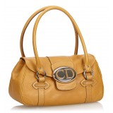 Dior Vintage - Leather Handbag Bag - Marrone - Borsa in Pelle - Alta Qualità Luxury