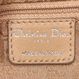 Dior Vintage - Nylon Cannage Bucket Bag - Brown Beige - Leather and Canvas Handbag - Luxury High Quality