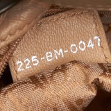 Dior Vintage - Nylon Cannage Bucket Bag - Marrone Beige - Borsa in Pelle e Tessuto - Alta Qualità Luxury