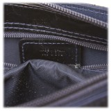 Dior Vintage - Cannage Nylon Baguette Bag - Blu - Borsa in Pelle e Tessuto - Alta Qualità Luxury