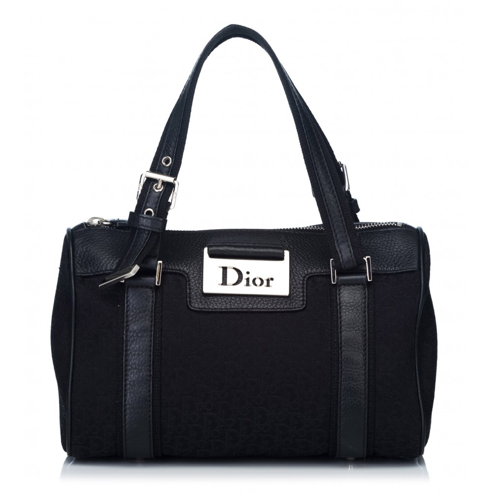 Dior Vintage - Cannage Handbag Bag - Black - Leather Handbag - Luxury High  Quality - Avvenice