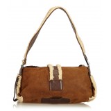 Dior Vintage - Mouton Flight Shoulder Bag - Brown - Leather Handbag - Luxury High Quality