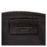 Dior Vintage - Oblique Canvas Handbag Bag - Black - Leather and Canvas Handbag - Luxury High Quality