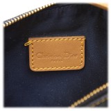 Dior Vintage - Denim Mini Saddle Bag - Blu - Borsa in Pelle e Tessuto - Alta Qualità Luxury