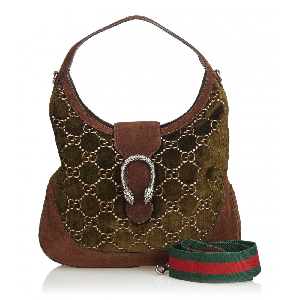 Dionysus Mini Embellished Leather Tote Bag in Green - Gucci