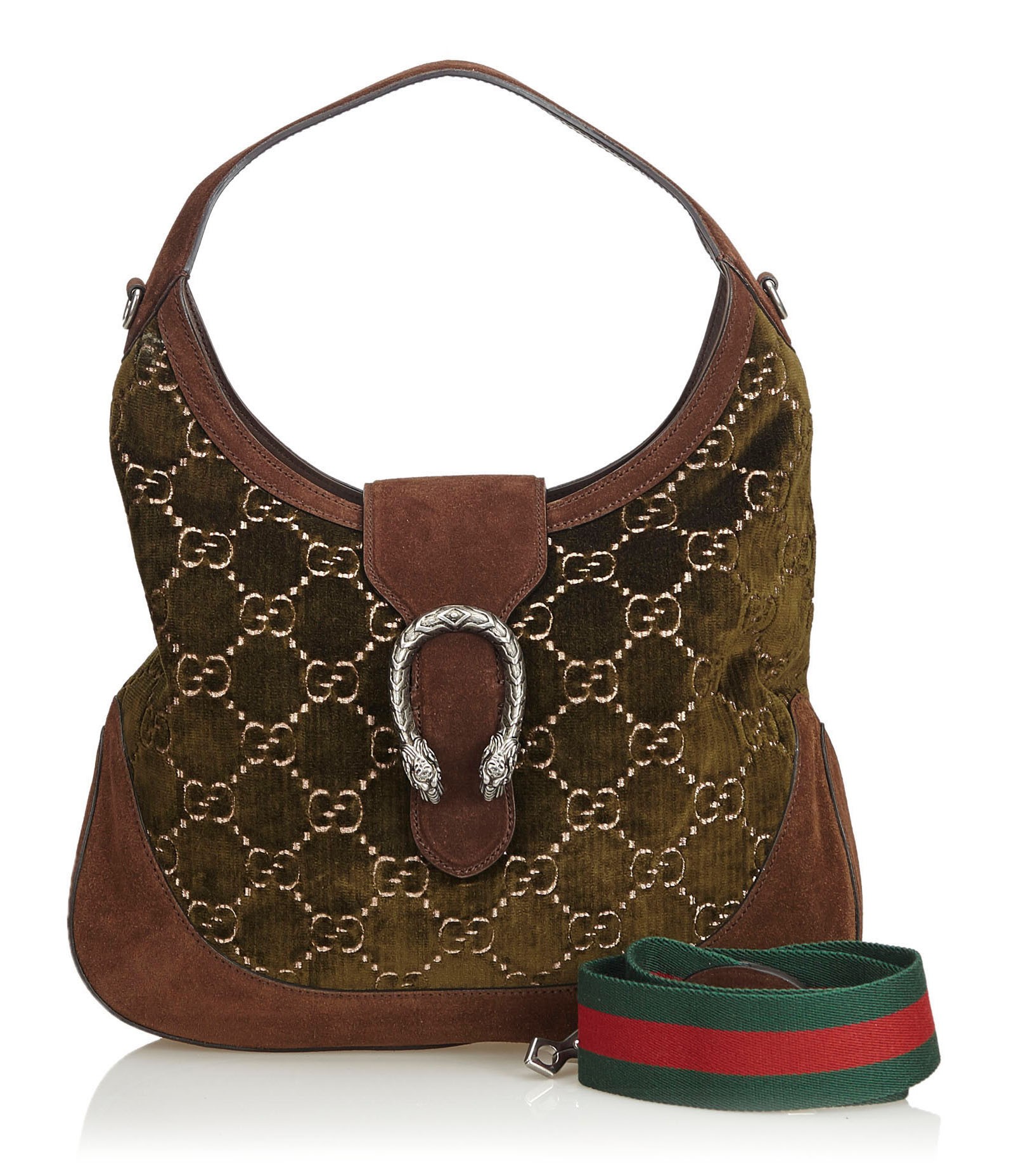 green leather gucci handbag