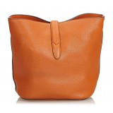 Gucci Vintage - Leather New Jackie Bucket Bag - Orange - Leather Handbag - Luxury High Quality