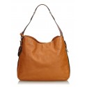 Gucci Vintage - Web Leather Heritage Hobo Bag - Brown - Leather Handbag - Luxury High Quality