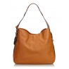 Gucci Vintage - Web Leather Heritage Hobo Bag - Marrone - Borsa in Pelle - Alta Qualità Luxury