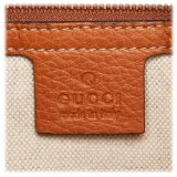 Gucci Vintage - Web Leather Heritage Hobo Bag - Marrone - Borsa in Pelle - Alta Qualità Luxury