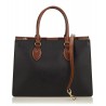 Gucci Vintage - Leather Linea a Satchel Bag - Black Brown - Leather Handbag - Luxury High Quality