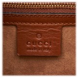 Gucci Vintage - Leather Linea a Satchel Bag - Black Brown - Leather Handbag - Luxury High Quality