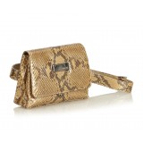 Gucci Vintage - Python Leather Belt Bag - Marrone - Borsa in Pelle di Pitone - Alta Qualità Luxury