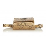 Gucci Vintage - Python Leather Belt Bag - Marrone - Borsa in Pelle di Pitone - Alta Qualità Luxury