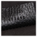 Gucci Vintage - Diamante Jacquard Travel Bag - Black Brown - Leather Handbag - Luxury High Quality