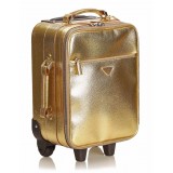 Prada Vintage - Leather Trolley - Oro - Trolley in Pelle - Alta Qualità Luxury