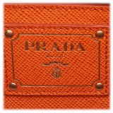 Prada Vintage - Canvas Satchel Bag - Marrone Beige - Borsa in Pelle - Alta Qualità Luxury