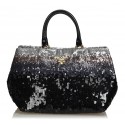 Prada Vintage - Sequined Tote Bag - Nero - Borsa in Pelle - Alta Qualità Luxury