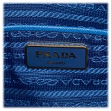 Prada Vintage - Saffiano Leather Lux Promenade Satchel Bag - Blu - Borsa in Pelle - Alta Qualità Luxury