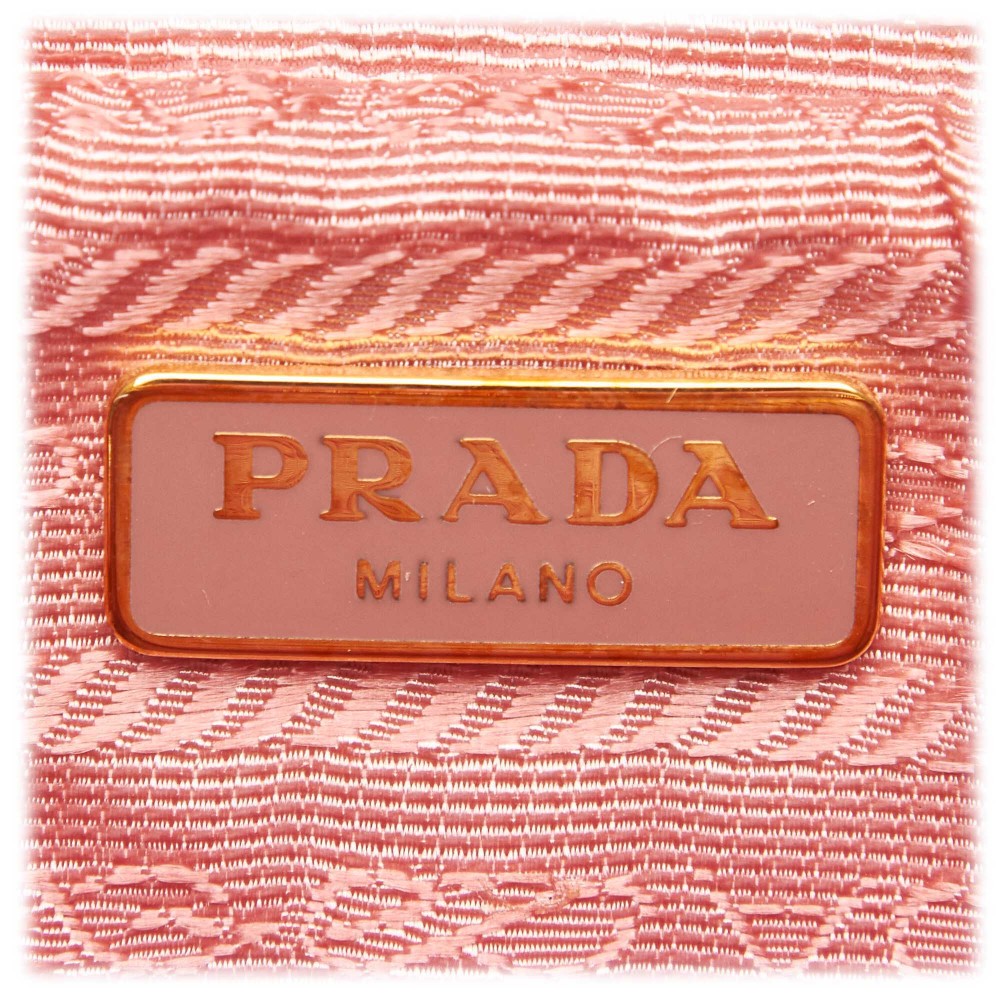 Leather mini bag Prada Pink in Leather - 16489910