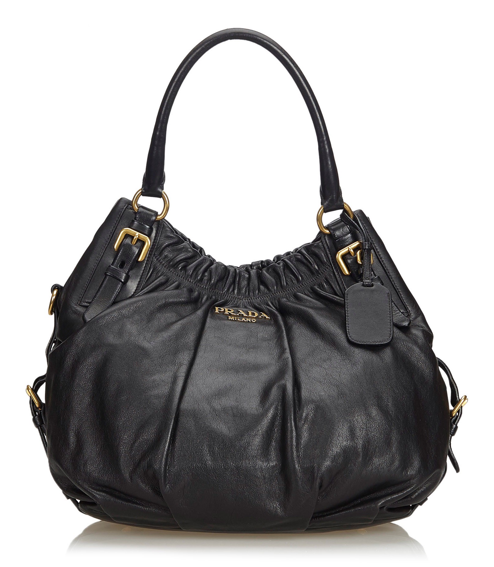 Prada Leather Mini Top Handle Bags for Women - Up to 33% off | Lyst